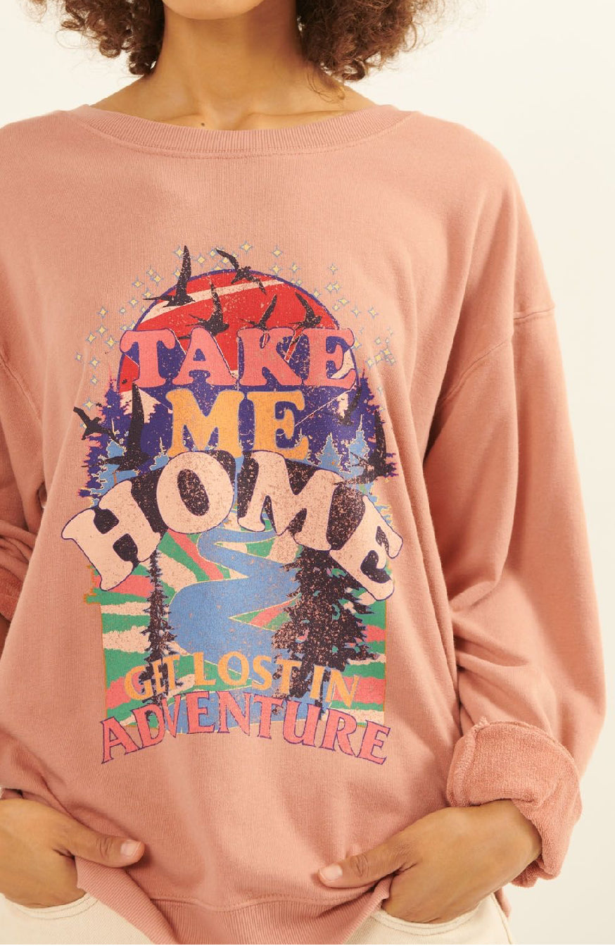 Pullover “Take me home”