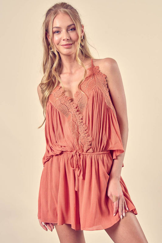 Romper boho cruzado