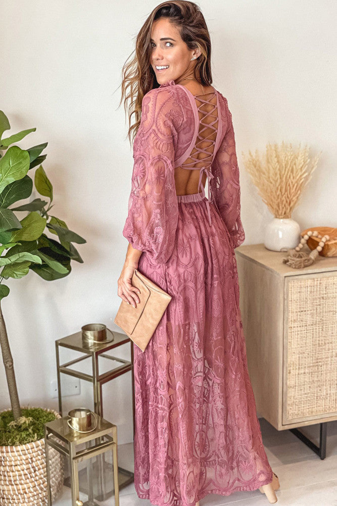 Maxi vestido boho chic