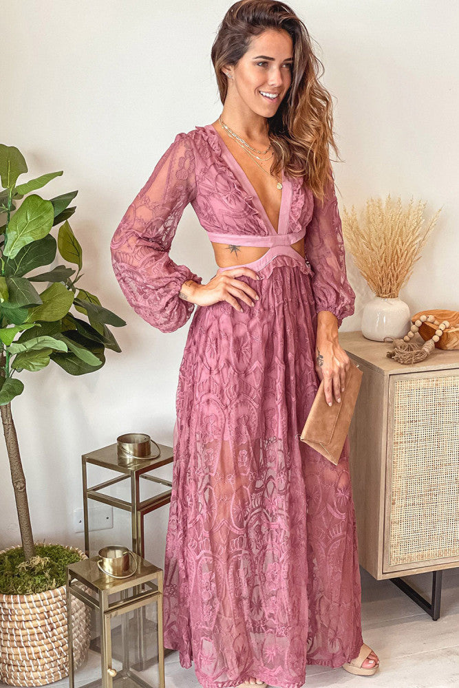 Maxi vestido boho chic